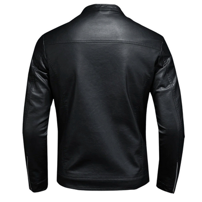 GEORGE | CHAQUETA BIKER DE PIEL