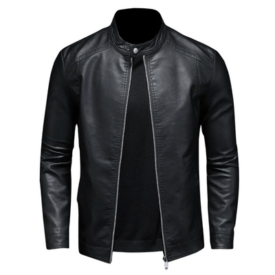 GEORGE | CHAQUETA BIKER DE PIEL