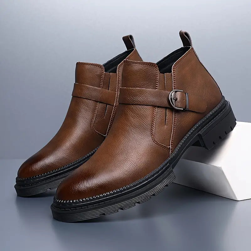 Liam | Botas ranger de piel para hombre