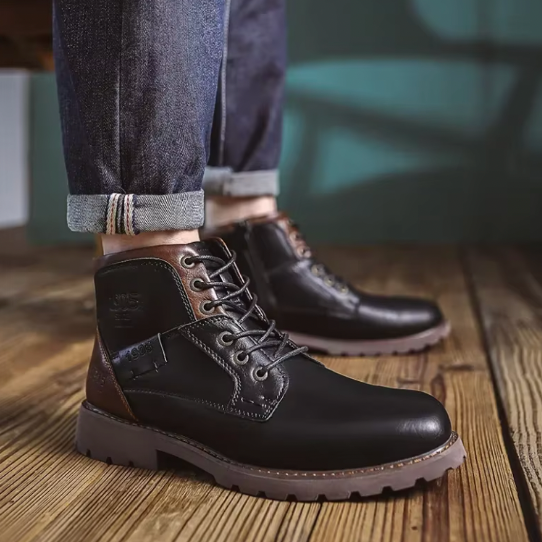 Aaron™ | Botas de cuero Vintage