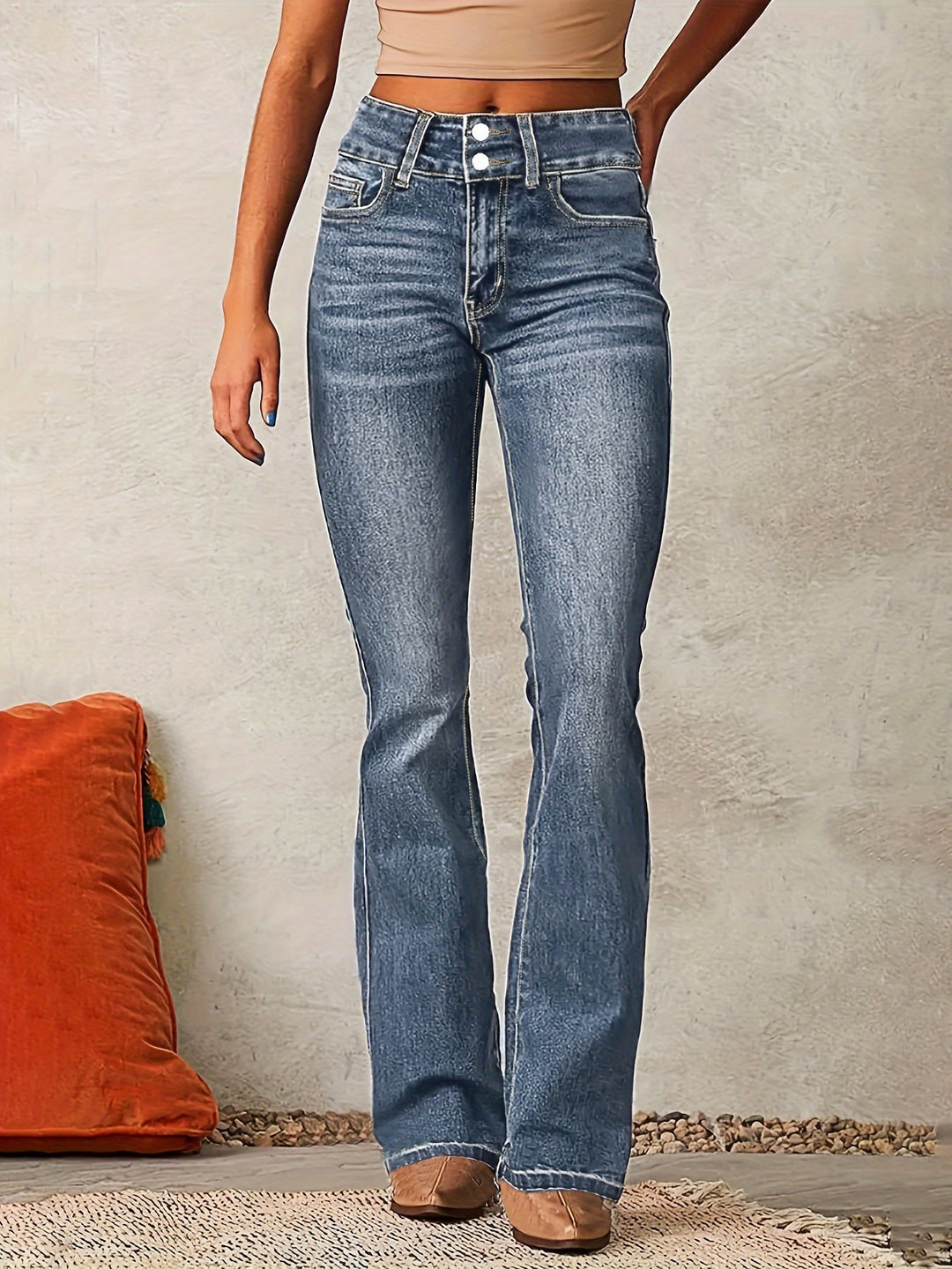 Aya™ | Jeans de Corte alto