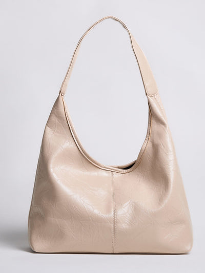 Bolso de mano Scarlett de piel desgastada