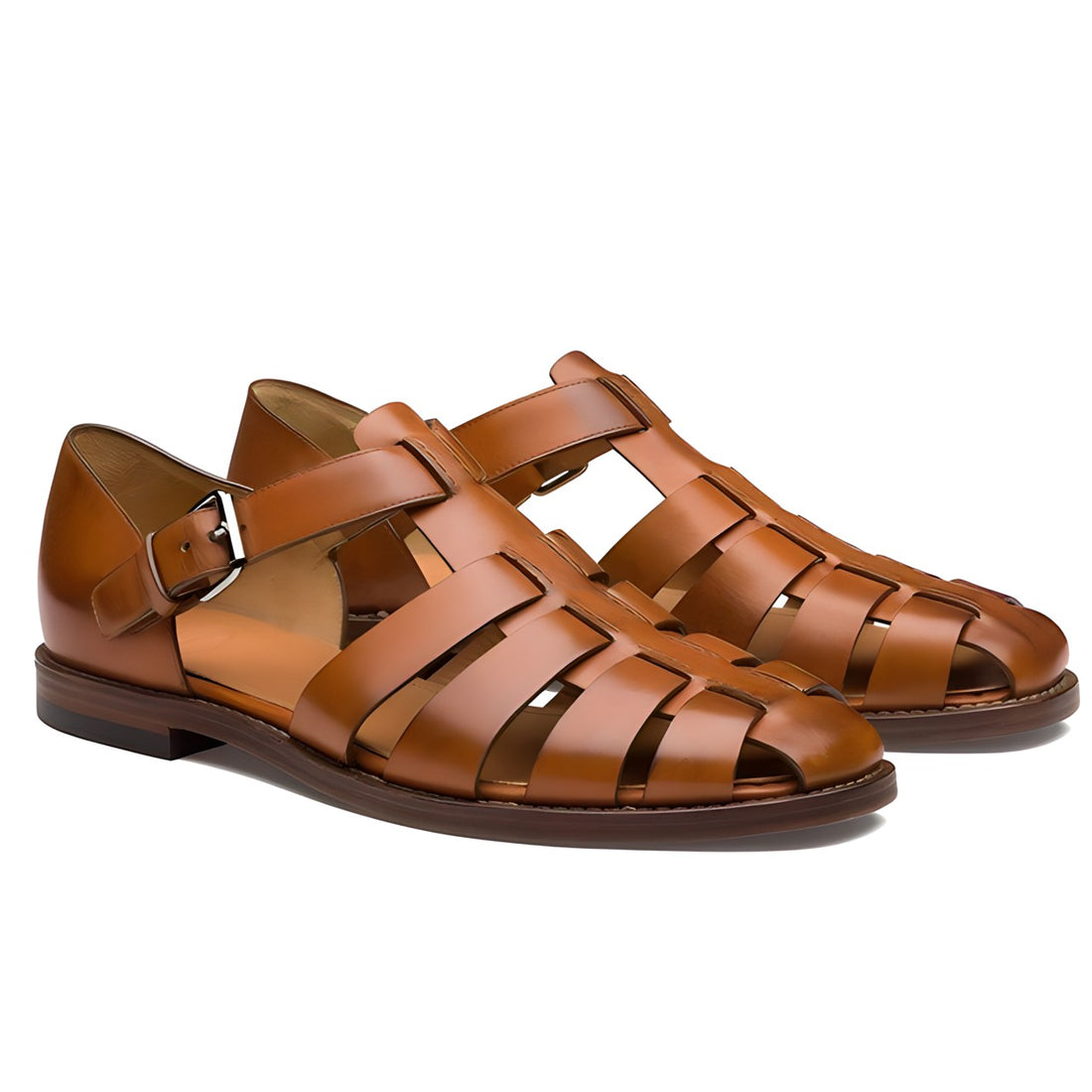 Robert - Sandalias de piel para hombre