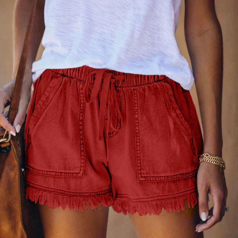 LAURA® | Shorts de mezclilla de cintura alta