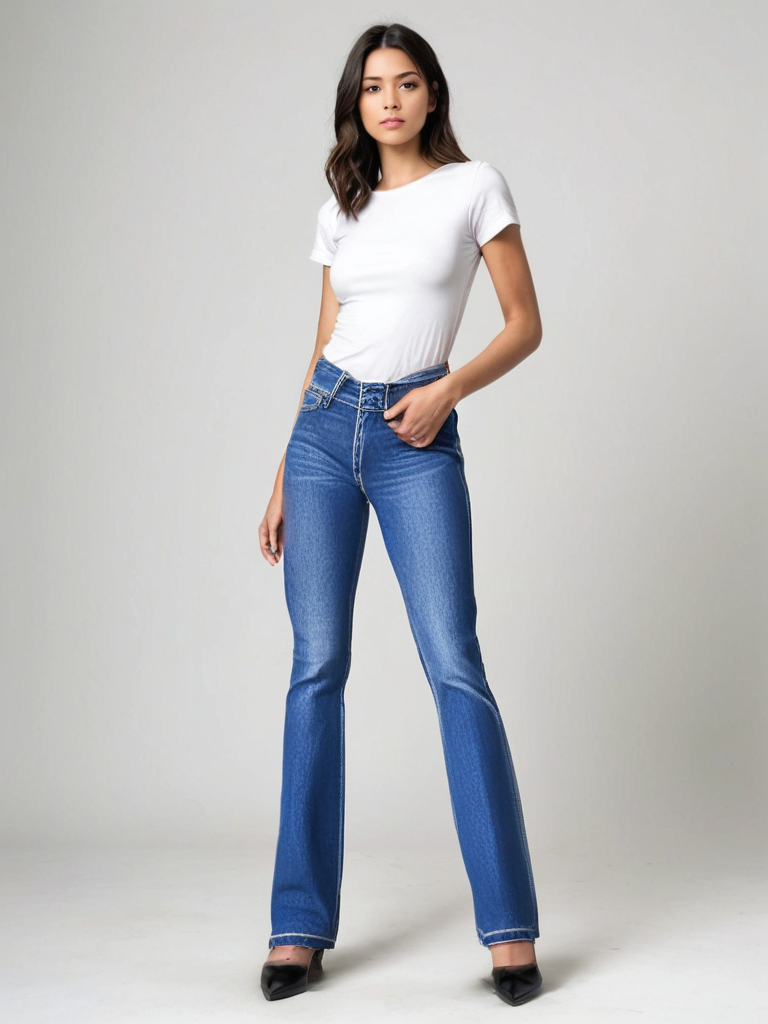 Aya™ | Jeans de Corte alto