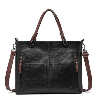 Elise - Bolso bandolera vintage de piel para mujer