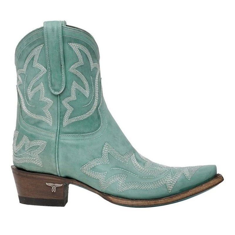 Laurice - Botas cowboy de piel bordadas