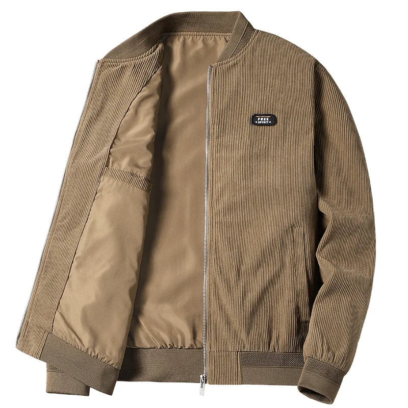 Chaqueta bomber de punto elástico