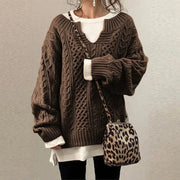 Gloria - Jersey trenzado oversize