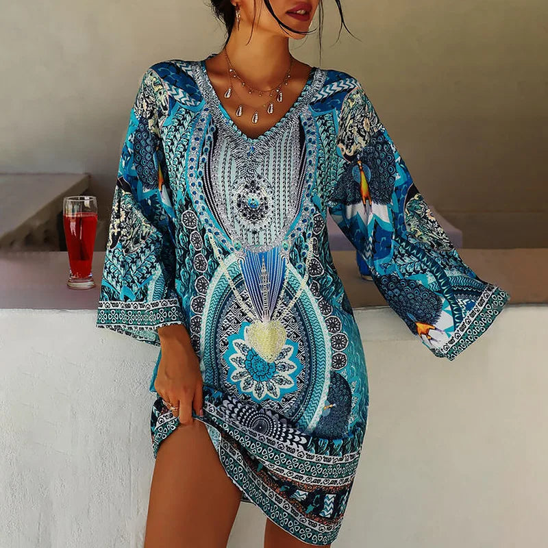 Gena - Vestido bohemio para mujer