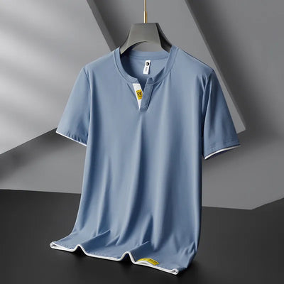 Camiseta de hombre Cooling Ice Silk con cuello redondo