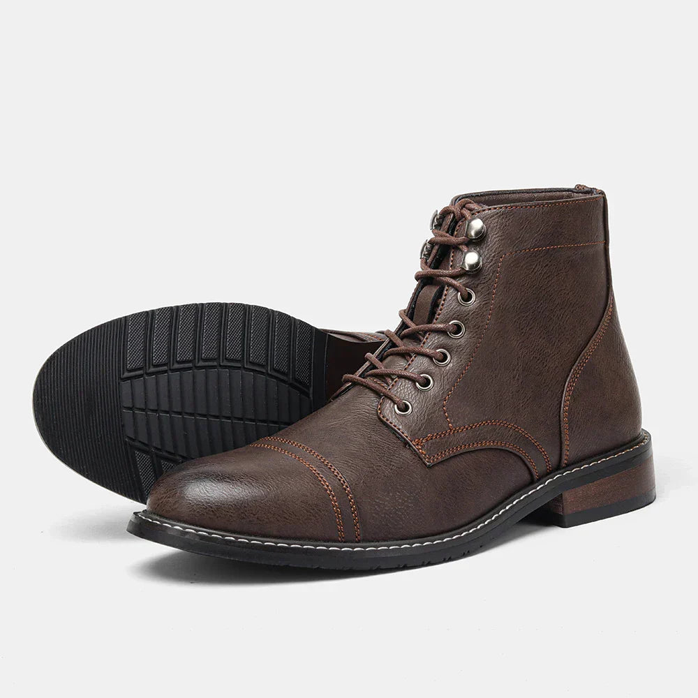 Keith | Botas derby vintage con puntera