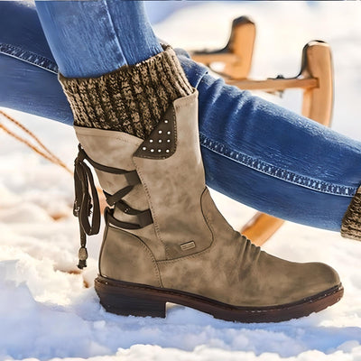 Wallace - Botas de nieve con cordones