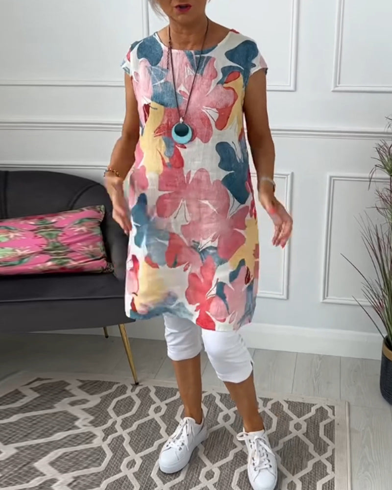 Renala™ - Vestido/Blusa de Verano con Estampado Floral 2024