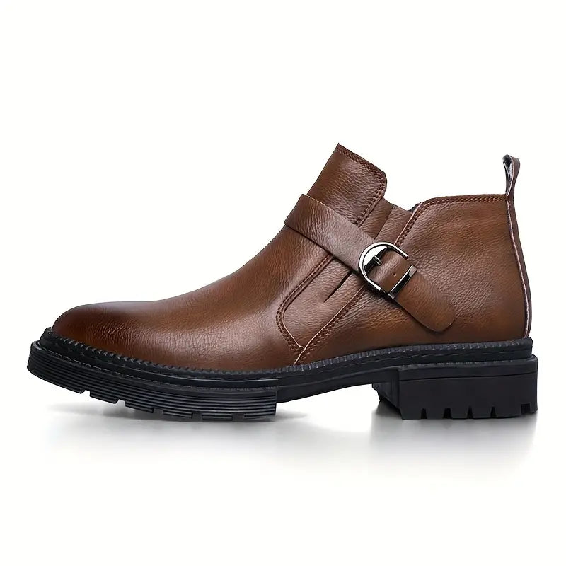 Liam | Botas ranger de piel para hombre