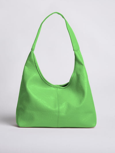 Bolso de mano Scarlett de piel desgastada